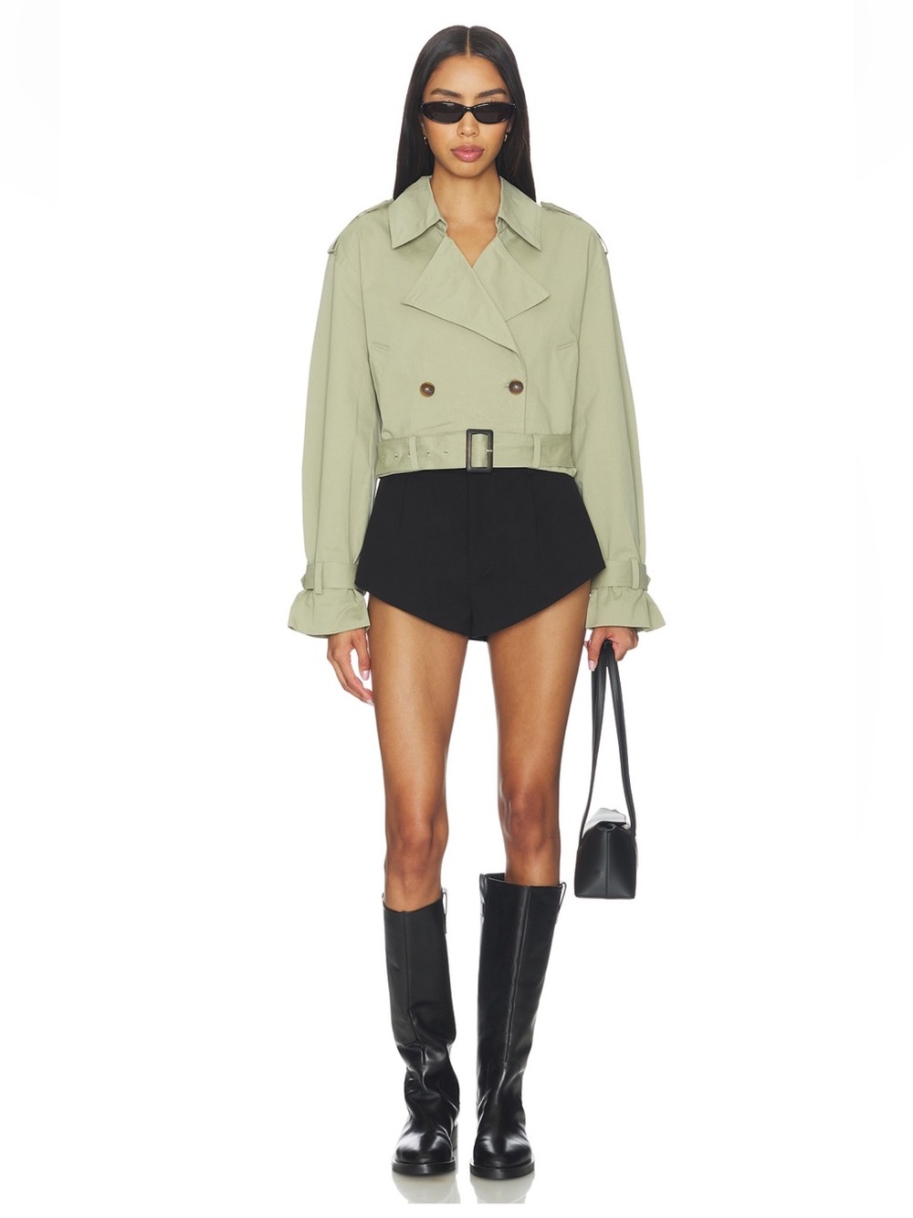 BLANKNYC-Cropped Trench Coat in Business Affair(M)